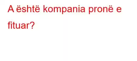 A është kompania pronë e fituar?