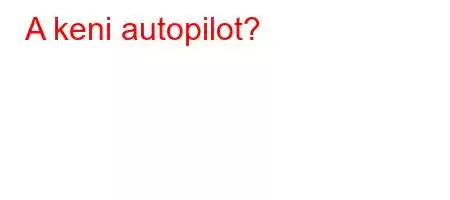 A keni autopilot?