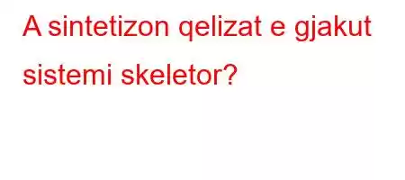 A sintetizon qelizat e gjakut sistemi skeletor?