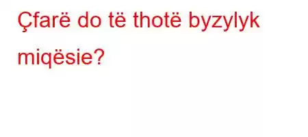 Çfarë do të thotë byzylyk miqësie