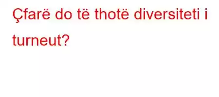 Çfarë do të thotë diversiteti i turneut?