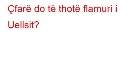 Çfarë do të thotë flamuri i Uellsit?