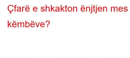 Çfarë e shkakton ënjtjen mes këmbëve