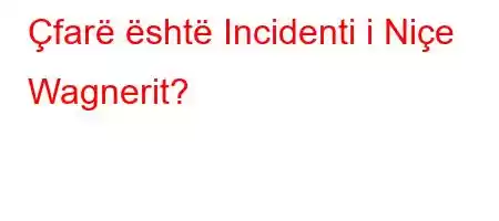 Çfarë është Incidenti i Niçe Wagnerit?