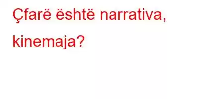 Çfarë është narrativa, kinemaja