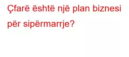 Çfarë është një plan biznesi për sipërmarrje?