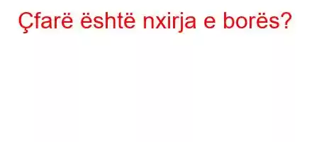 Çfarë është nxirja e borës?