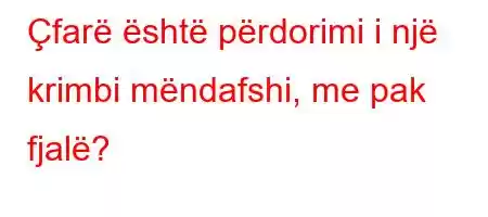 Çfarë është përdorimi i një krimbi mëndafshi, me pak fjalë?