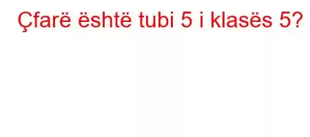 Çfarë është tubi 5 i klasës 5?