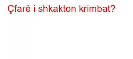 Çfarë i shkakton krimbat