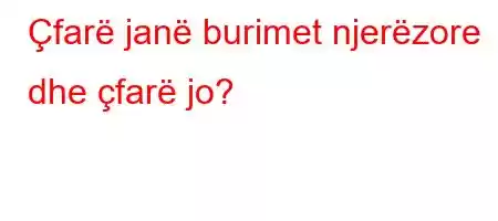 Çfarë janë burimet njerëzore dhe çfarë jo