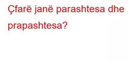 Çfarë janë parashtesa dhe prapashtesa?