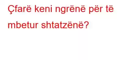 Çfarë keni ngrënë për të mbetur shtatzënë?