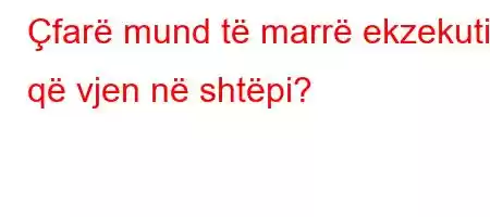 Çfarë mund të marrë ekzekutivi që vjen në shtëpi?