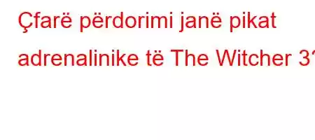 Çfarë përdorimi janë pikat adrenalinike të The Witcher 3?