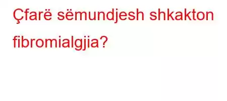 Çfarë sëmundjesh shkakton fibromialgjia?