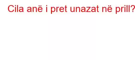 Cila anë i pret unazat në prill?