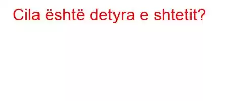 Cila është detyra e shtetit