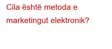 Cila është metoda e marketingut elektronik