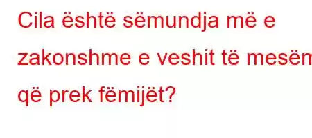 Cila është sëmundja më e zakonshme e veshit të mesëm që prek fëmijët