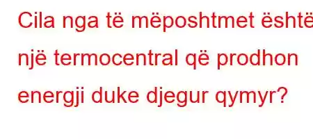 Cila nga të mëposhtmet është një termocentral që prodhon energji duke djegur qymyr?