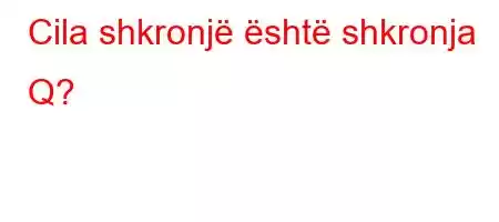 Cila shkronjë është shkronja Q?