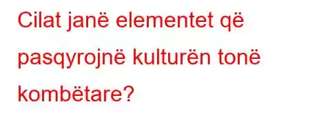 Cilat janë elementet që pasqyrojnë kulturën tonë kombëtare?