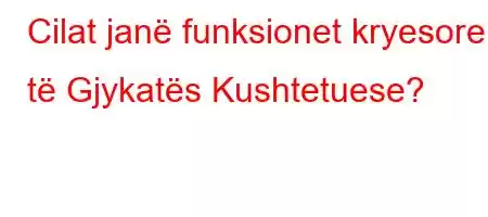 Cilat janë funksionet kryesore të Gjykatës Kushtetuese?