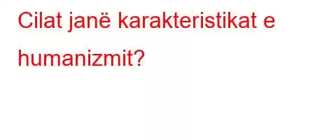 Cilat janë karakteristikat e humanizmit?