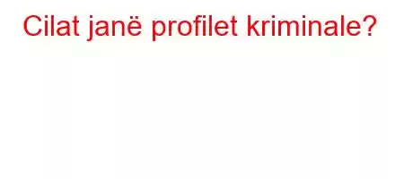 Cilat janë profilet kriminale?