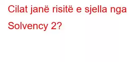 Cilat janë risitë e sjella nga Solvency 2?