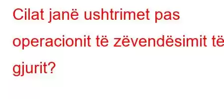 Cilat janë ushtrimet pas operacionit të zëvendësimit të gjurit?