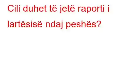 Cili duhet të jetë raporti i lartësisë ndaj peshës?