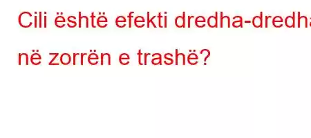 Cili është efekti dredha-dredha në zorrën e trashë?