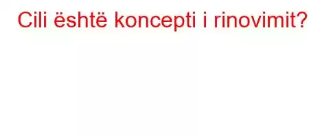 Cili është koncepti i rinovimit?