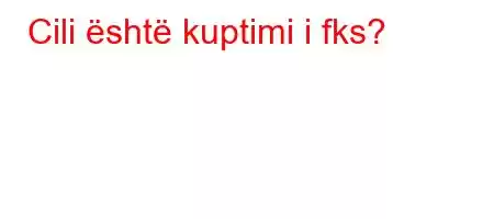 Cili është kuptimi i fks