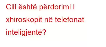 Cili është përdorimi i xhiroskopit në telefonat inteligjentë