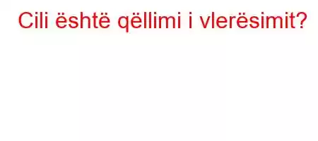 Cili është qëllimi i vlerësimit