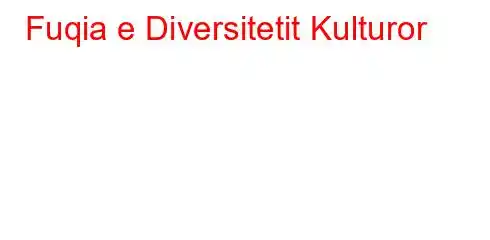 Fuqia e Diversitetit Kulturor