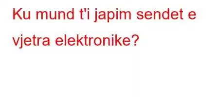 Ku mund t'i japim sendet e vjetra elektronike?