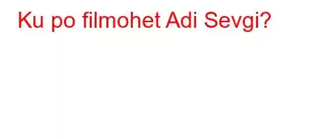 Ku po filmohet Adi Sevgi?