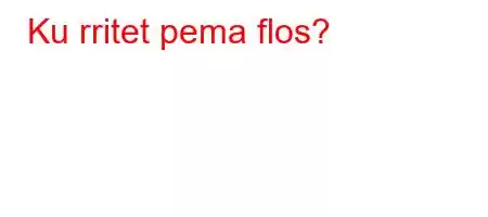 Ku rritet pema flos?