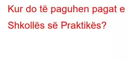 Kur do të paguhen pagat e Shkollës së Praktikës?