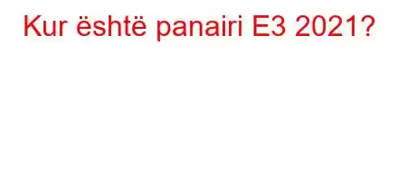 Kur është panairi E3 2021?