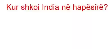 Kur shkoi India në hapësirë?