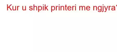 Kur u shpik printeri me ngjyra?