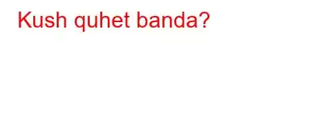 Kush quhet banda?