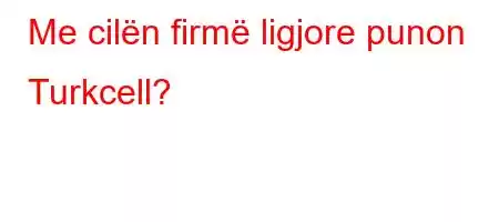 Me cilën firmë ligjore punon Turkcell?