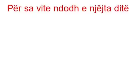 Për sa vite ndodh e njëjta ditë?