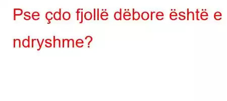 Pse çdo fjollë dëbore është e ndryshme?